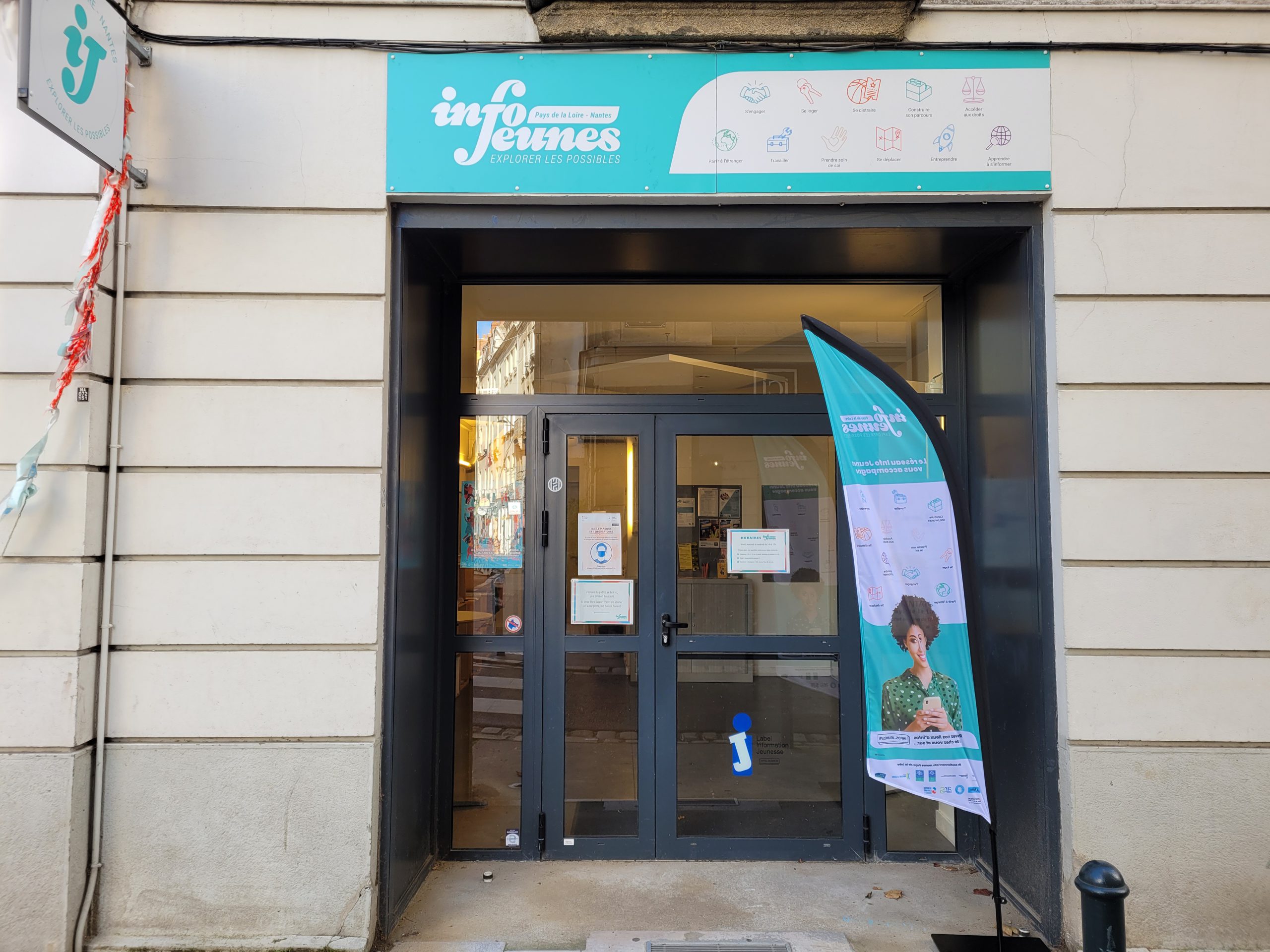 Fermeture exceptionnelle d'Info Jeunes Nantes à 16h30 le vendredi 19 janvier 2024