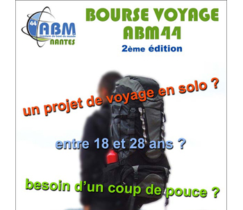 Un projet de voyage en solo pour cet été ? Candidatez pour la Bourse ABM44 !