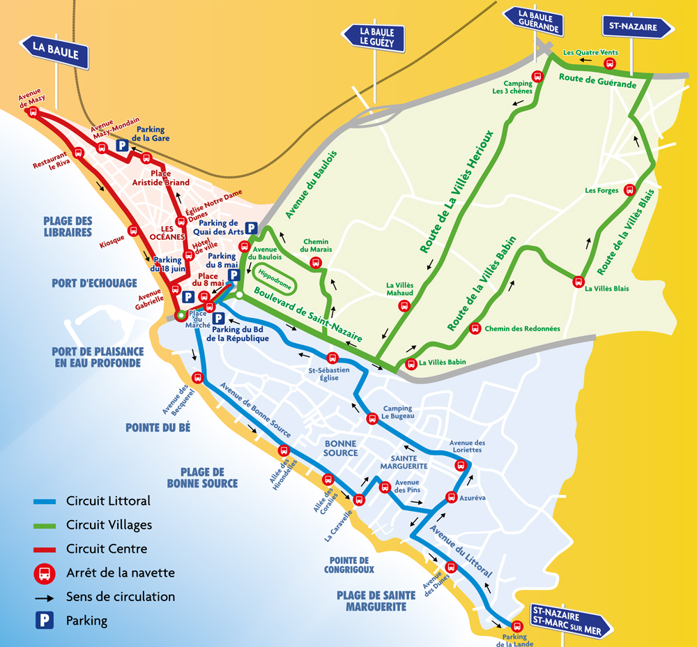 Des navettes gratuites pour les plages de Pornichet cet été