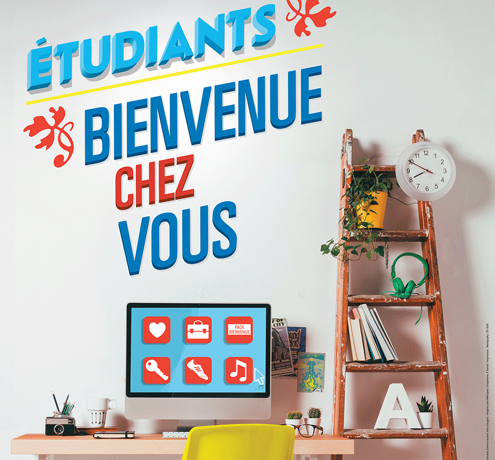 Les packs bienvenue étudiants disponibles au CIJ d'Angers