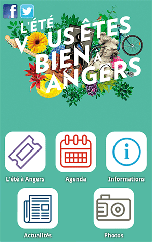 Retrouvez le programme des animations estivales angevines sur votre mobile !