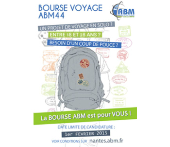 Les dossiers de bourse voyage ABM 44, c'est maintenant !