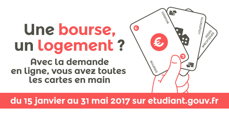 Bourses et logements universitaires 2017-2018 : encore jusqu'au 31 mai pour effectuer votre demande !
