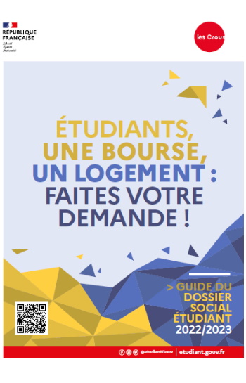 Bourse et/ou logement universitaire : demande en ligne dès le 20 janvier 2022 avec le DSE