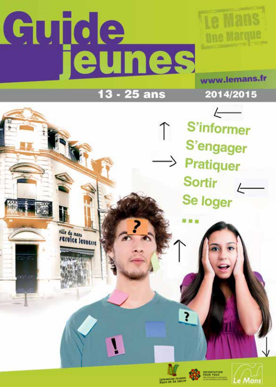Le Guide Jeunes de la ville du Mans édition 2014-2015 est sorti