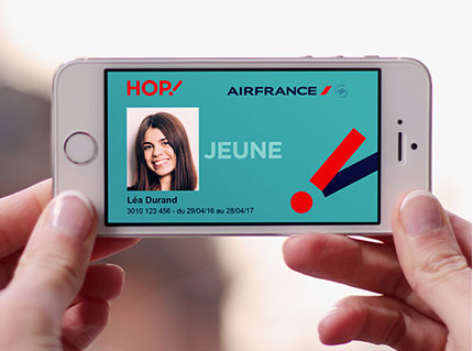 Et hop, une carte de réduction jeunes pour les vols en France !