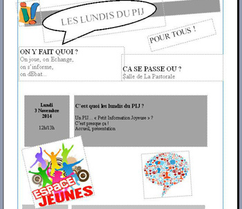 Une nouvelle année pour les lundis du PIJ Coeur Pays de Retz, à Sainte-Pazanne