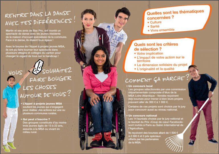 Appel à projets « Mieux vivre en Milieu Rural » pour les jeunes affiliés MSA