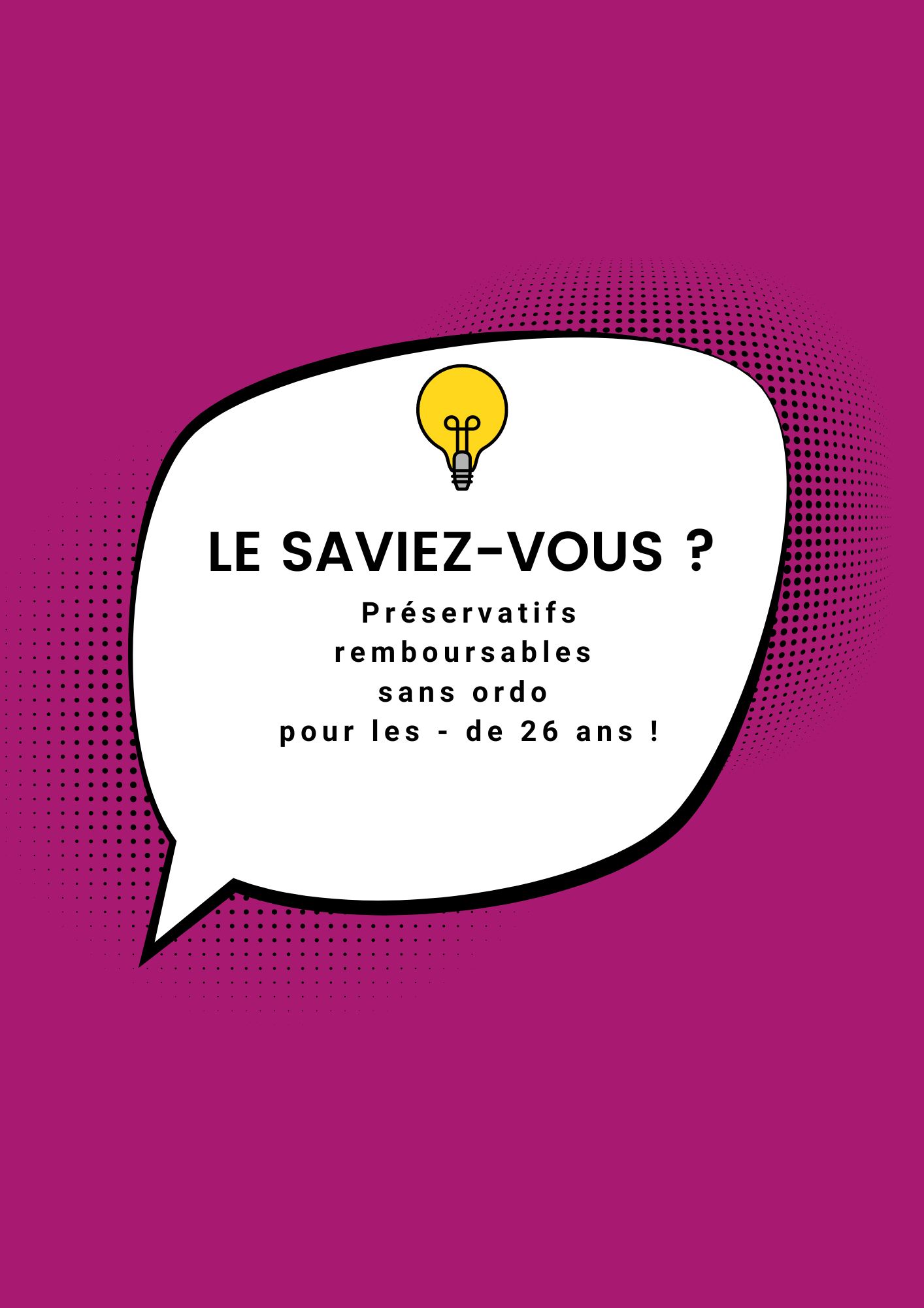 Préservatifs remboursés sans prescription