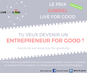 Le Prix Gabriel soutient les jeunes entrepreneurs sociaux