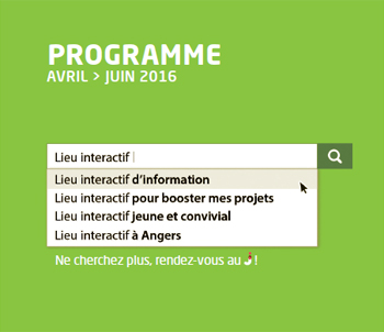 CIJ d'Angers : le programme d'avril à juin 2016