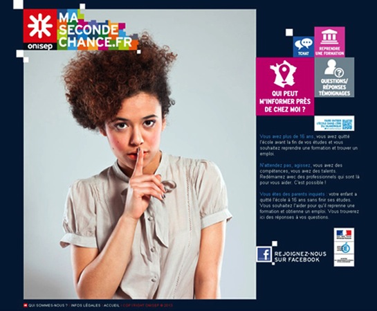 Ma seconde chance – Un site dédié aux jeunes qui ont quitté l’école sans qualification