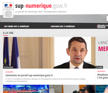 Des milliers de ressources pour se former en ligne sur sup-numerique.gouv.fr